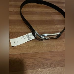 Chicos black lady’s belt size M/L new with tags